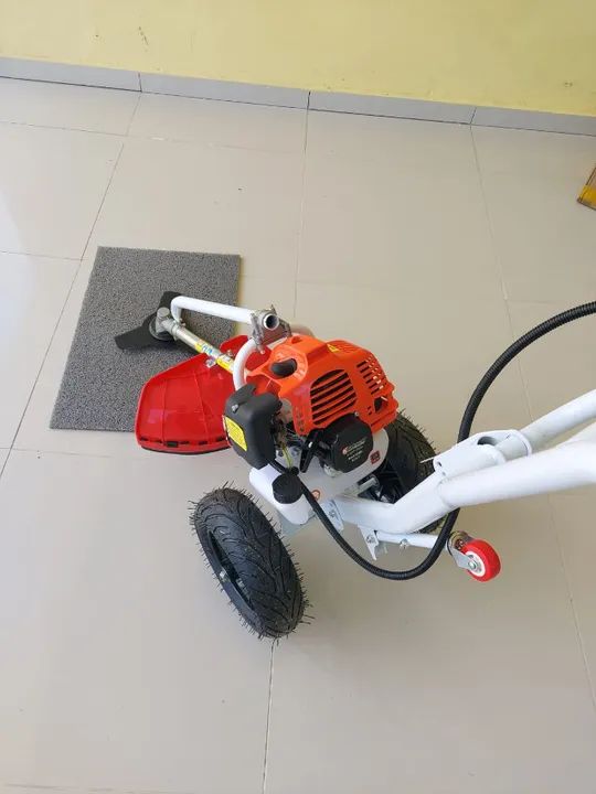 Roçadeira em carrinho/guidão 63cc 3.0HP - Foto 2