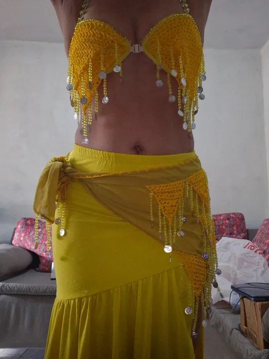 ROUPA DANÇA DO VENTRE POUCO USADA - Foto 5