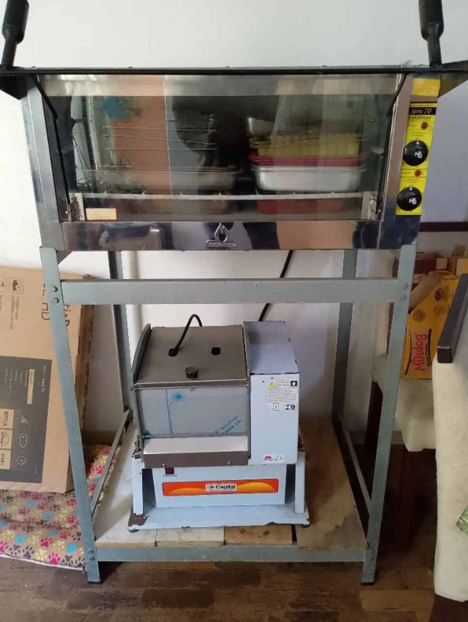Forno elétrico + Masseira Semi Rápida 7kg