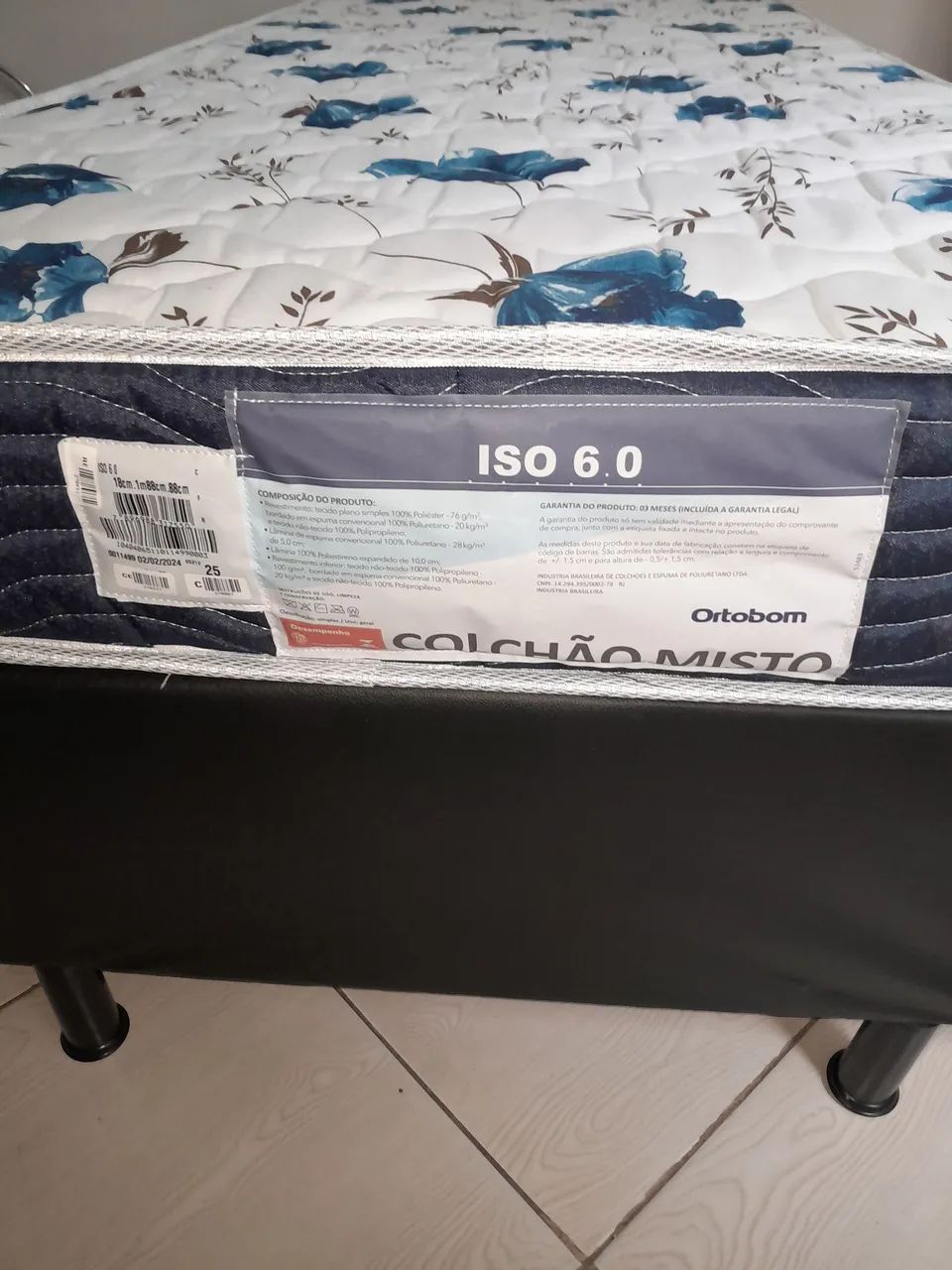 Colchão Ortobom mais cama Ortobom solteiro  - Foto 3