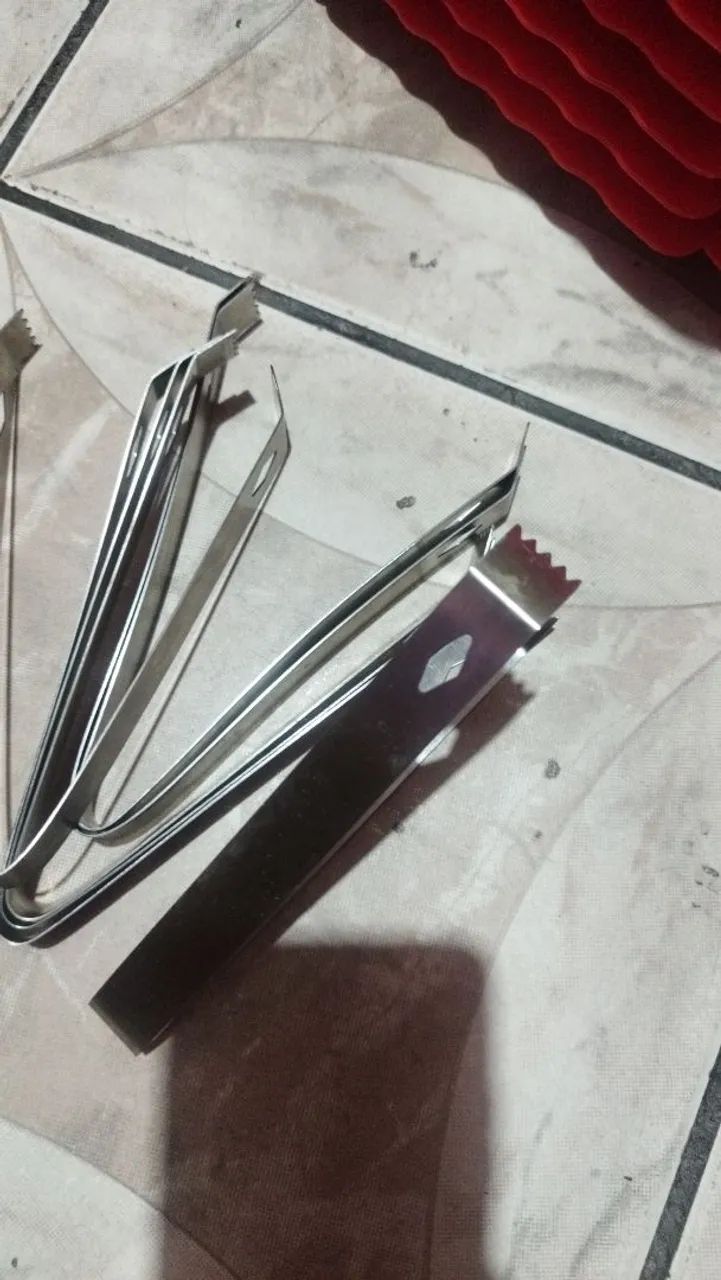 Pegador de Gelo/Açúcar em Aço Inox