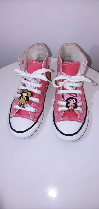 Converse Sapato Customizado Com Perola Infantil All Star Infantil