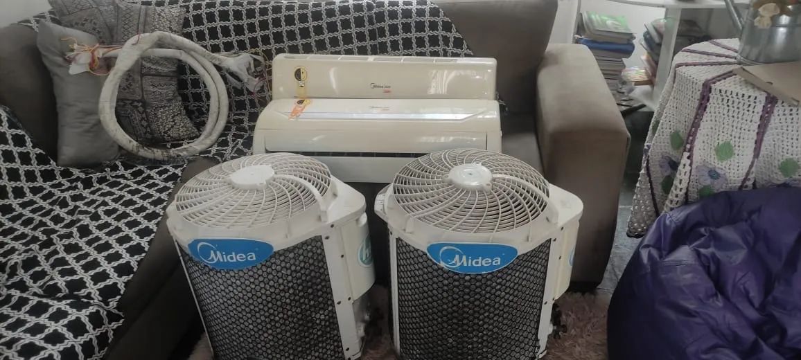 2 Ar Condicionados Midea Split 12mil BTUs - Foto 5