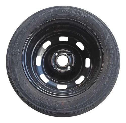 Estepe Roda Pneu R15 195/60 R15 #3 (pneu Ruim) - Foto 2