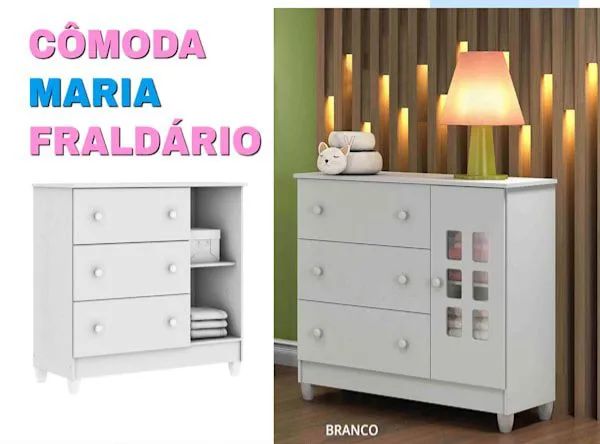 Cômoda Maria Fraldário