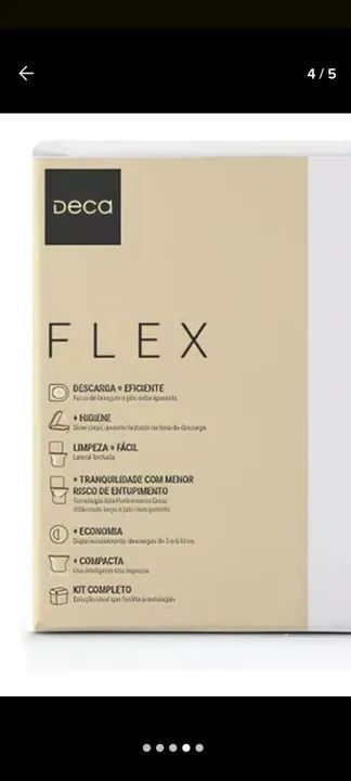 Vaso Sanitário Novo Deca flex - Foto 3