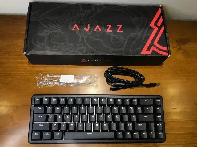 Teclado Magnético Ajazz Ak680 Max - Preto - Foto 3