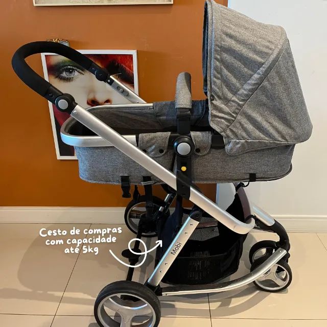 Carrinho de bebê Berço Moisés ou Passeio | Modelo Mobi | Marca Safety 1st