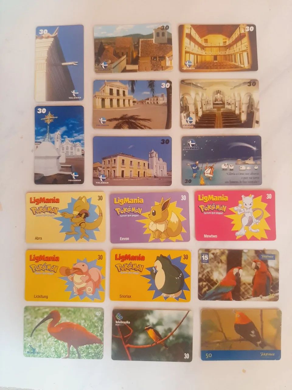 CARTÕES TELEFÔNICOS DAS DÉCADAS DE 90 e 00(entre eles cartões difíceis) ÓTIMO ESTADO  - Foto 2