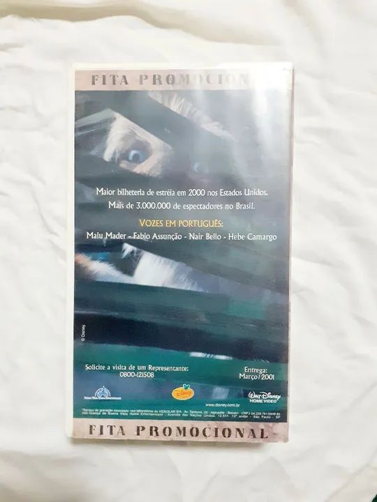 Fita promocional - Dinossauro raro coleção 