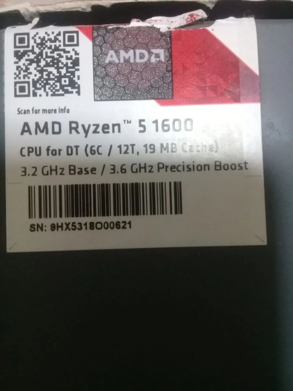 Ryzen 5 Processor64312216962563122