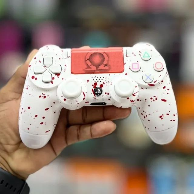 Controle de Ps4 Branco Personalizado - Foto 4