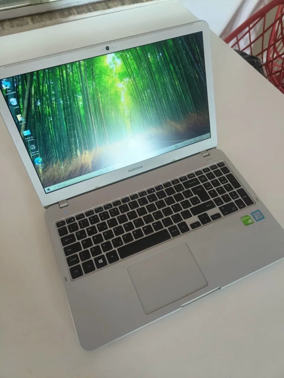 Samsung i5 placa de vídeo GeForce Mx110, RAM 8gb 256gb