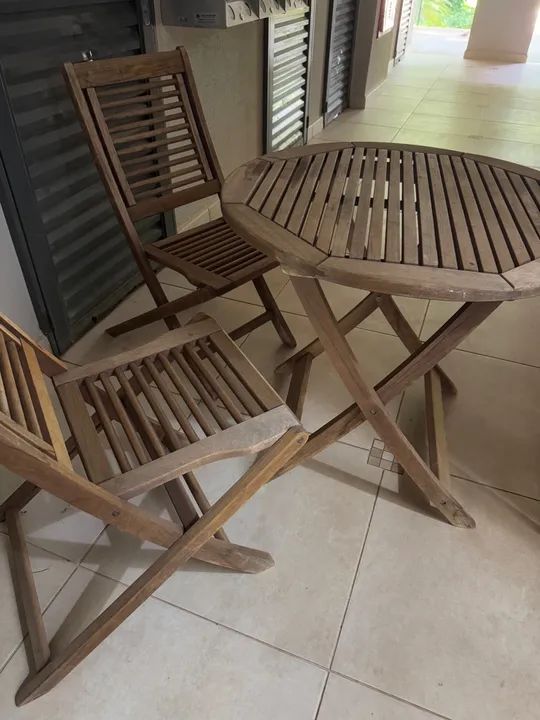 Jogo de mesa e 2 cadeiras Tokstok - Foto 2