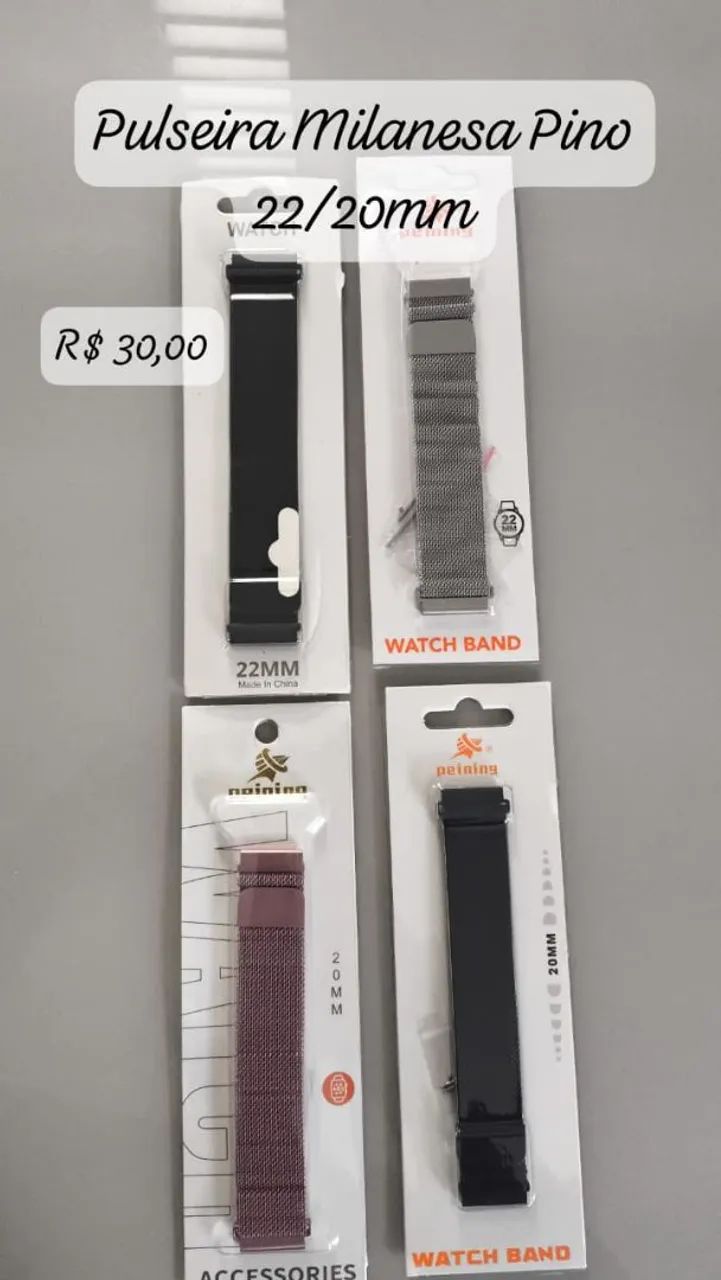 Pulseiras Smartwatch tamanhos diversos - Foto 3