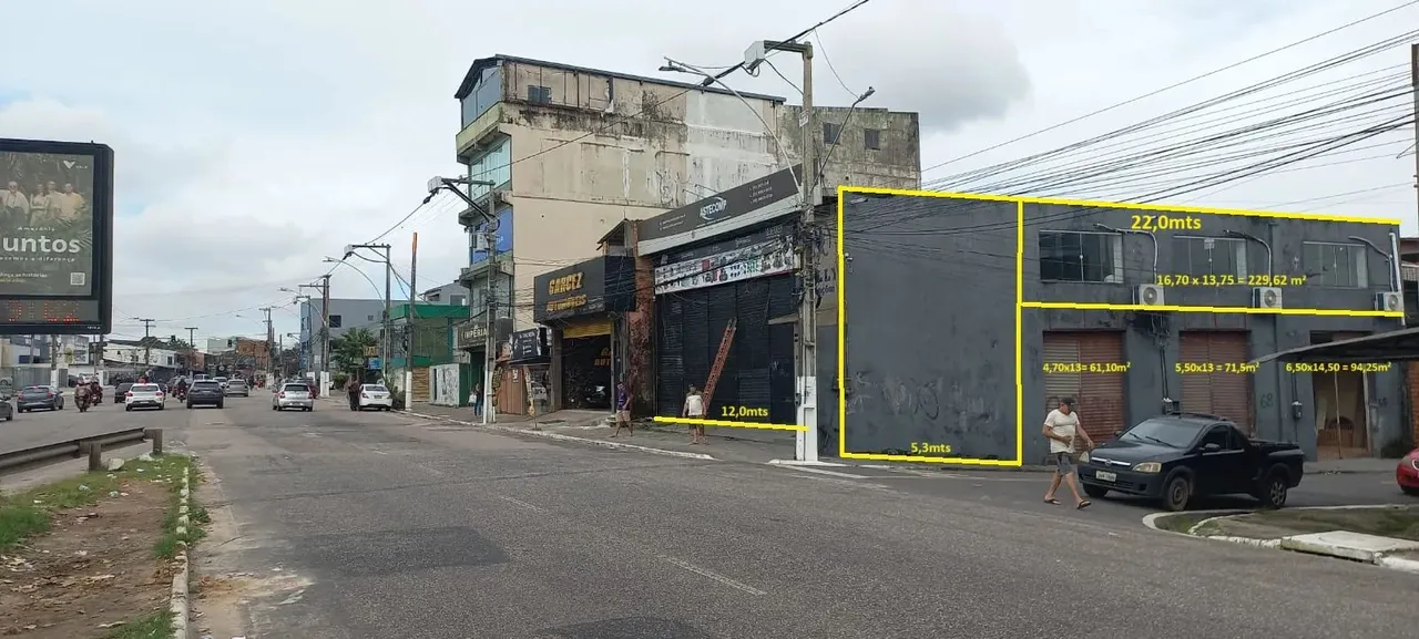 Imóvel Comercial 12x22 Aprox. 510m² Área Construída Próx. Parque da Cidade