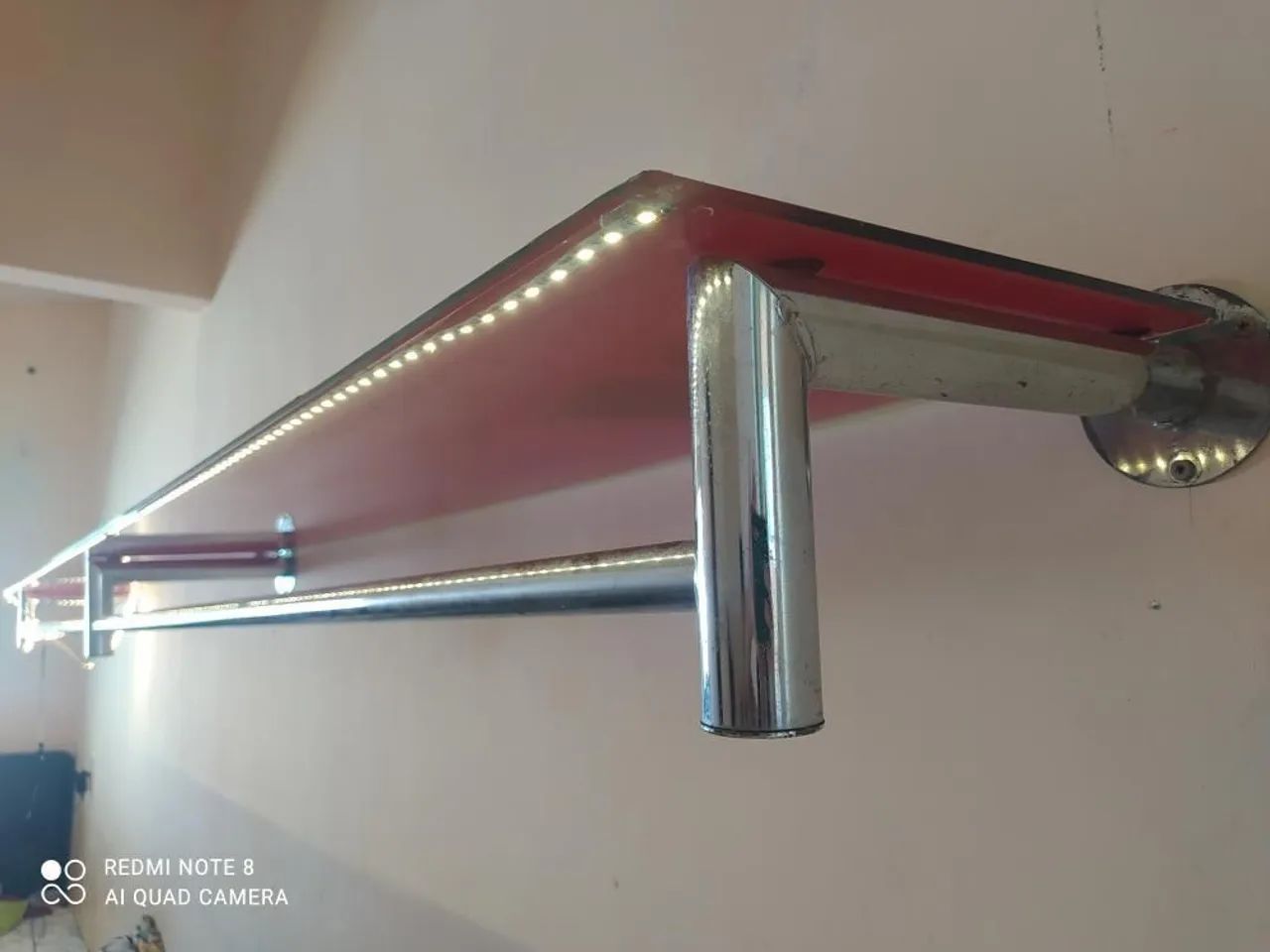 Prateleira em vidro com iluminação LED - Foto 3