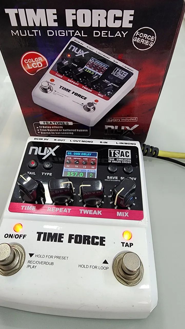Pedal de Deley Nux Time Force 
