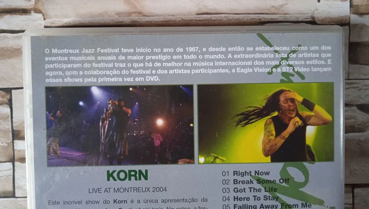 DVD Korn - Live at Montreux 2004. - CDs, DVDs etc - Americanópolis