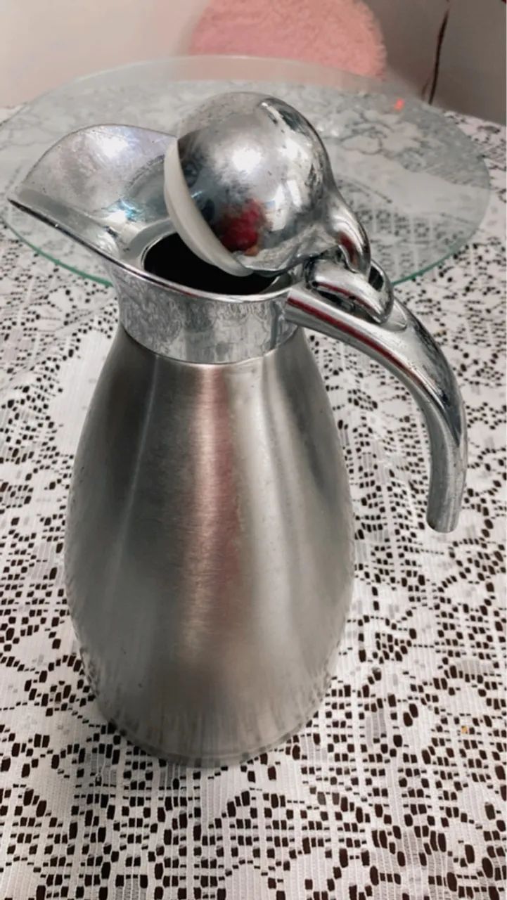 Jarro Térmico de Aço Inox - Ideal para Café, Chá e Sucos