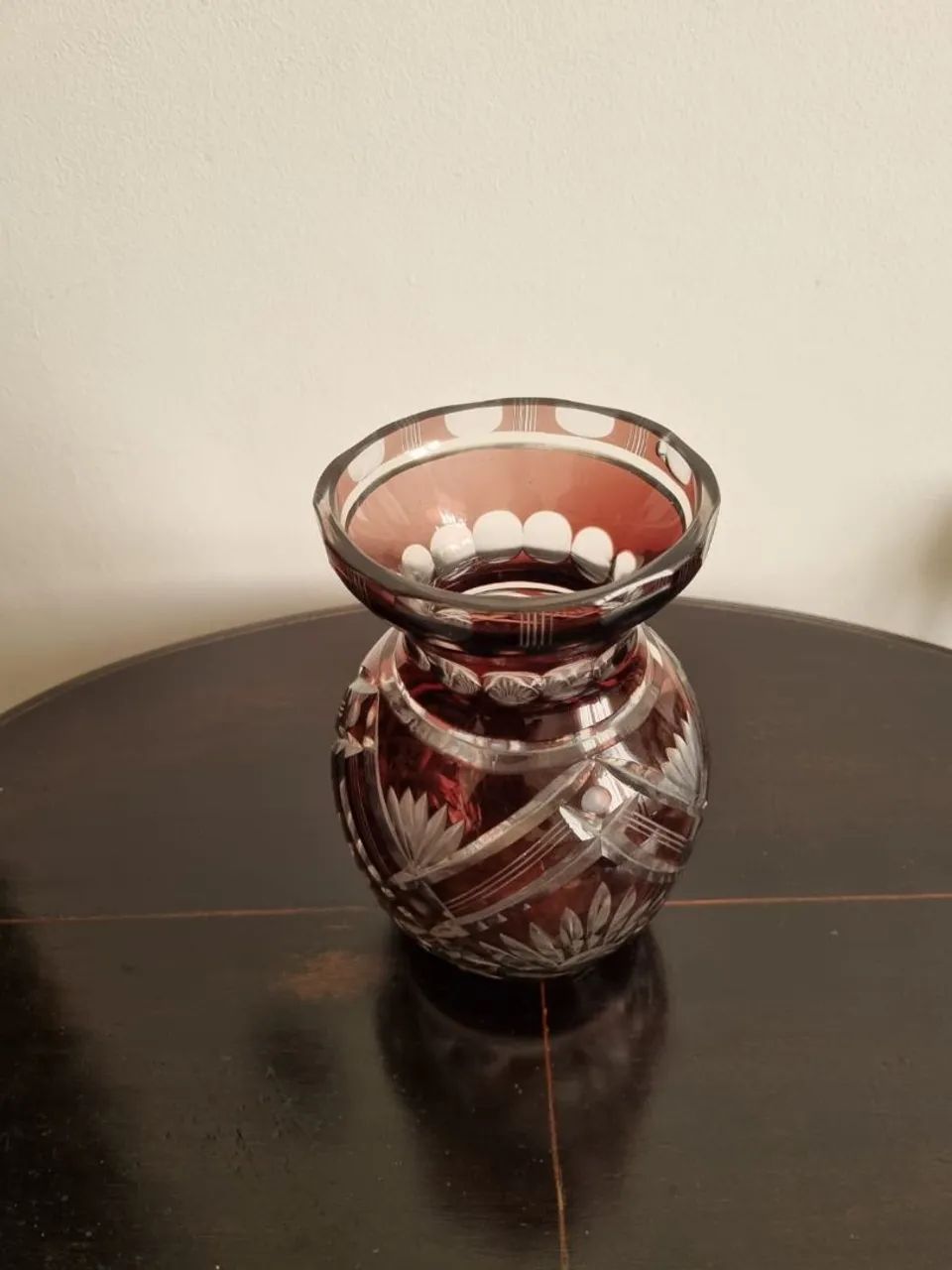 Vaso de cristal na cor Rubi - Foto 4