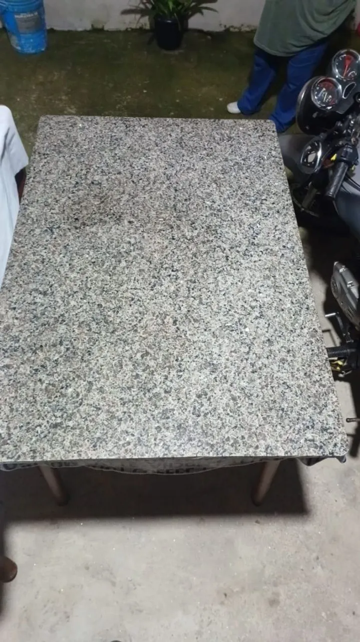 Tampo de Mesa de granito resistente e elegante