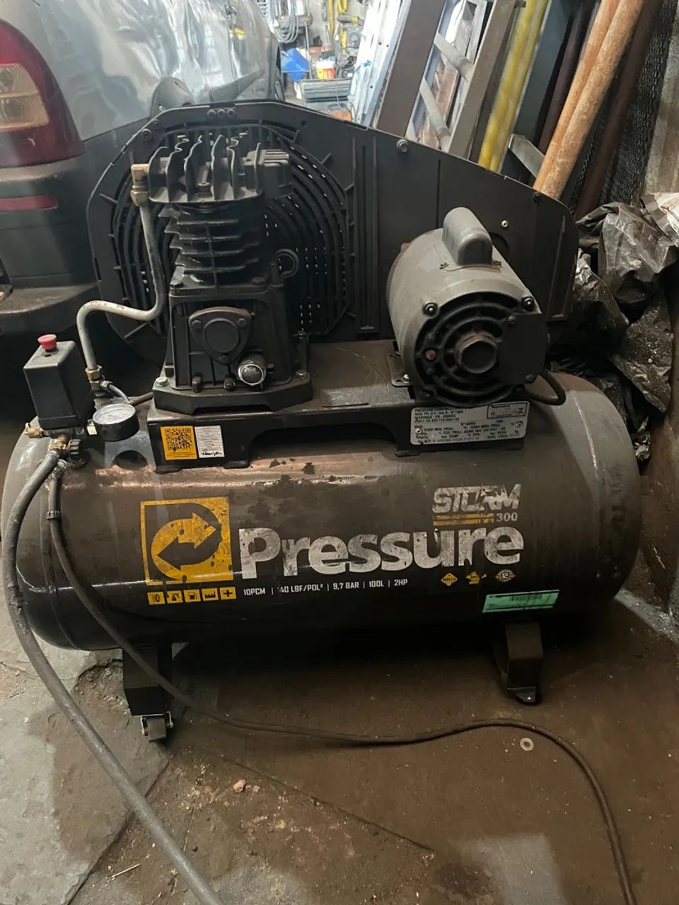 Compressor de Ar Profissional 100L 10 pés  - Foto 2