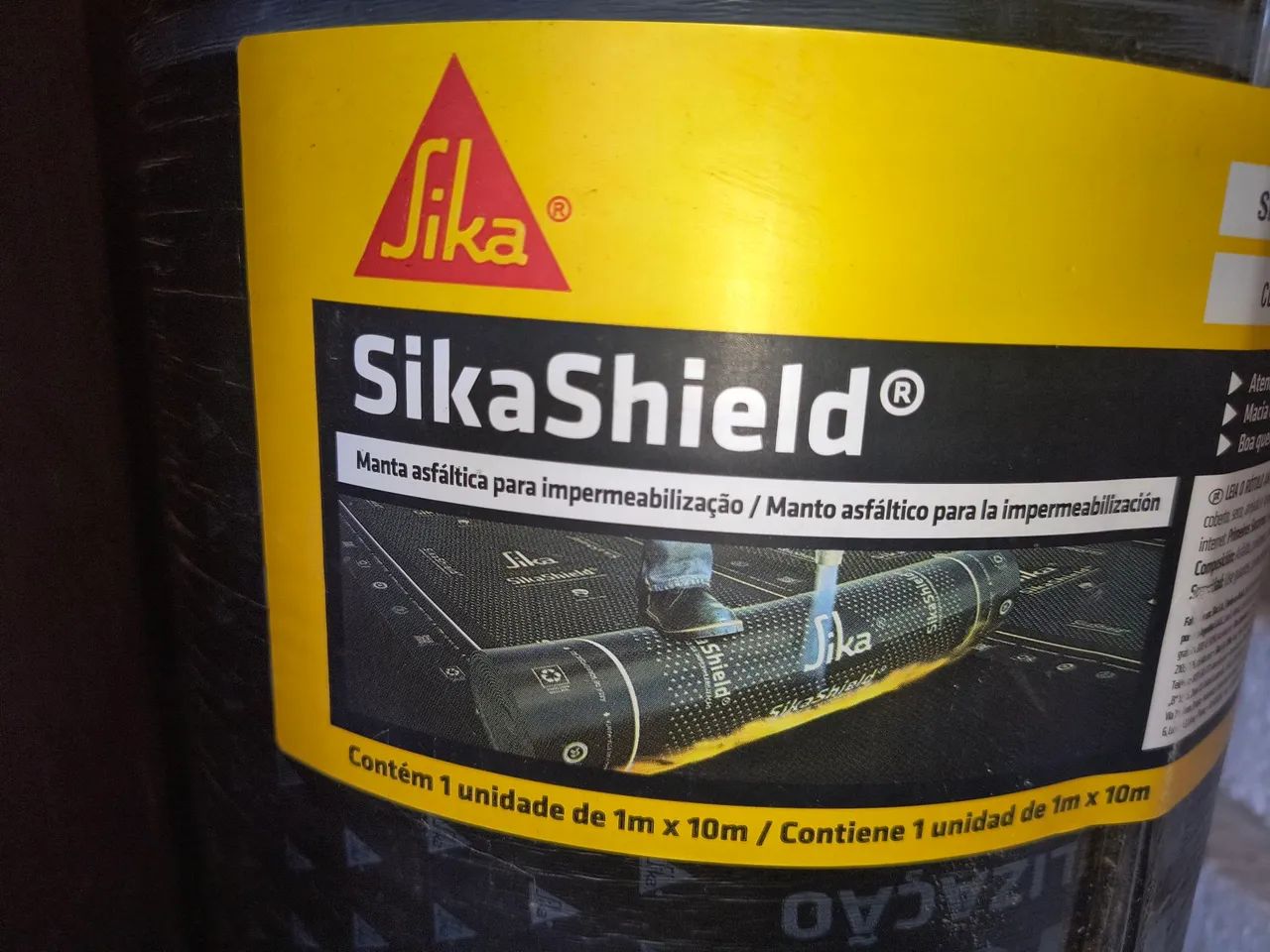 Manta asfáltica - SikaShield P34 PE Tipo II 4 mm - Impermeabilização - Foto 3
