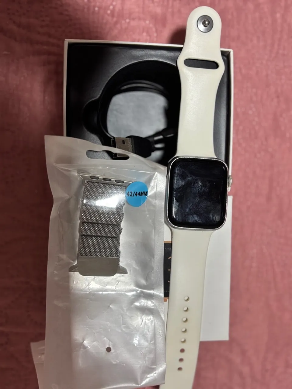 Smartwatch com Pulseira Extra e Carregador