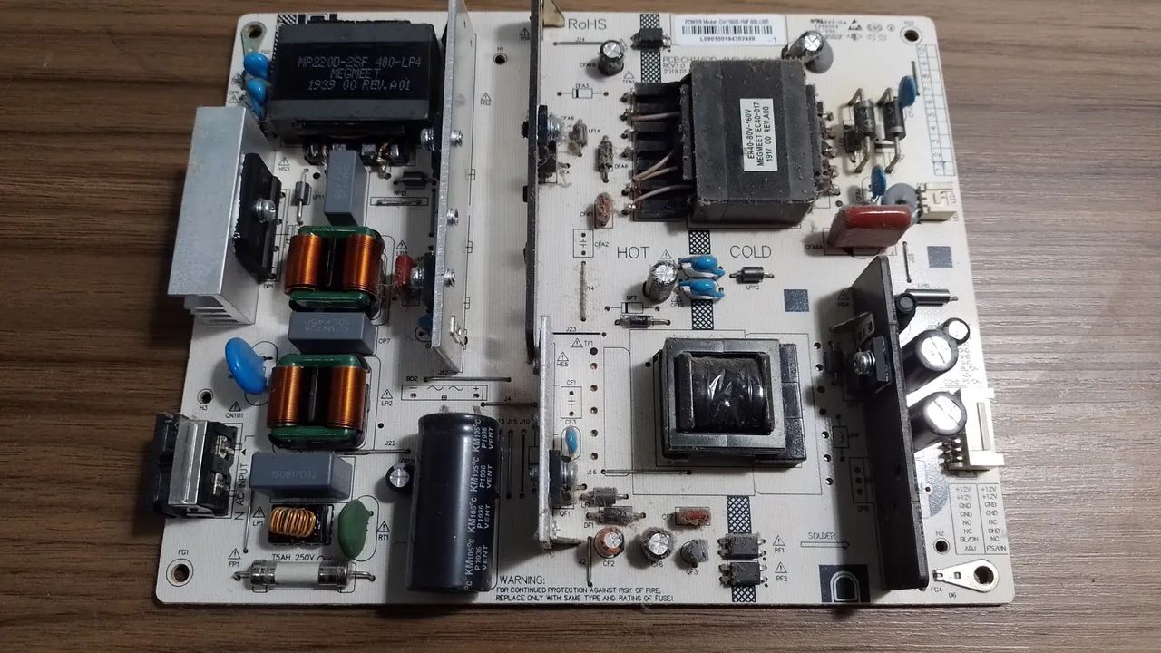Placa Fonte para TV LED 400-LP4 MEGMEET- FONTE TV PHILCO 50 - Foto 3
