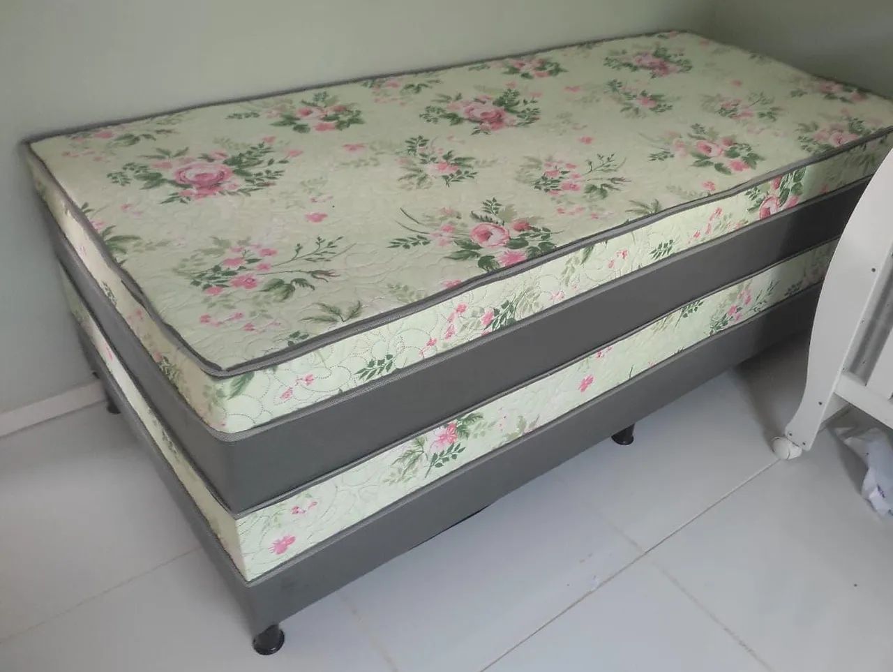 Cama box solteiro molas ensacadas - direto da fábrica 