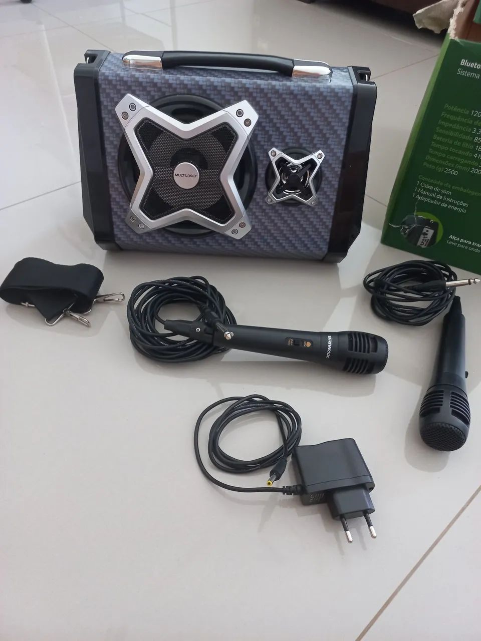 Caixa de som com microfone - Foto 2