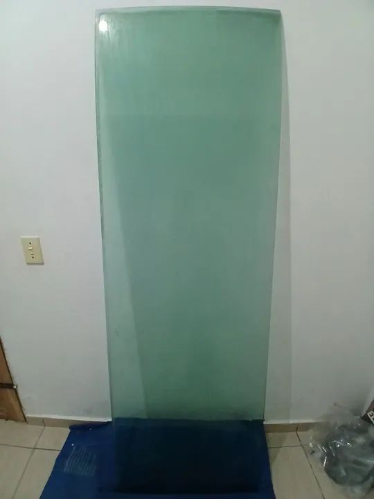 Porta de vidro temperado