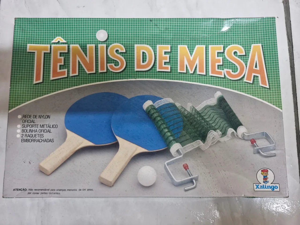Kit tenis de mesa ping pong antigo anos 70-80-90
