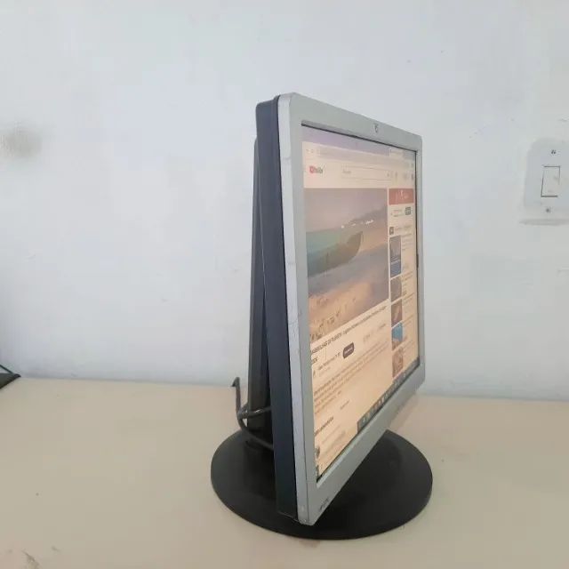 Monitor 17 Polegadas Hp Lcd L1710 Quadrado - Foto 3