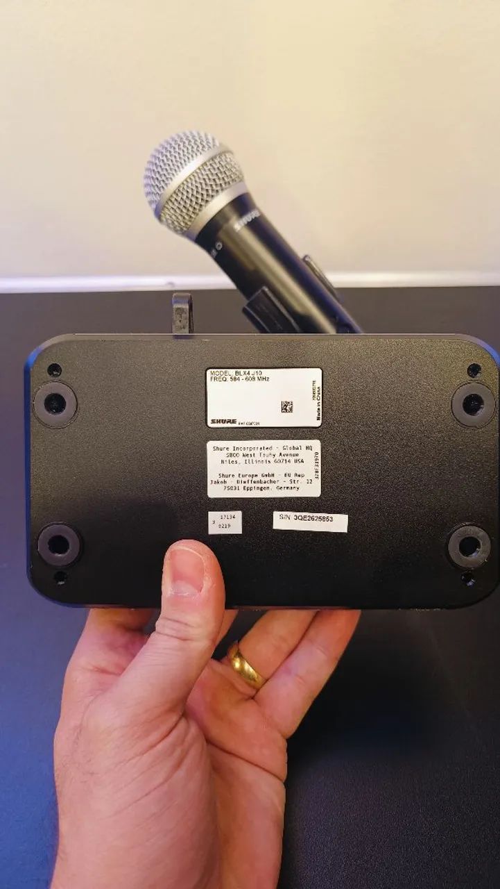Microfone Sem Fio Original Shure - Semi Novo  - Foto 3