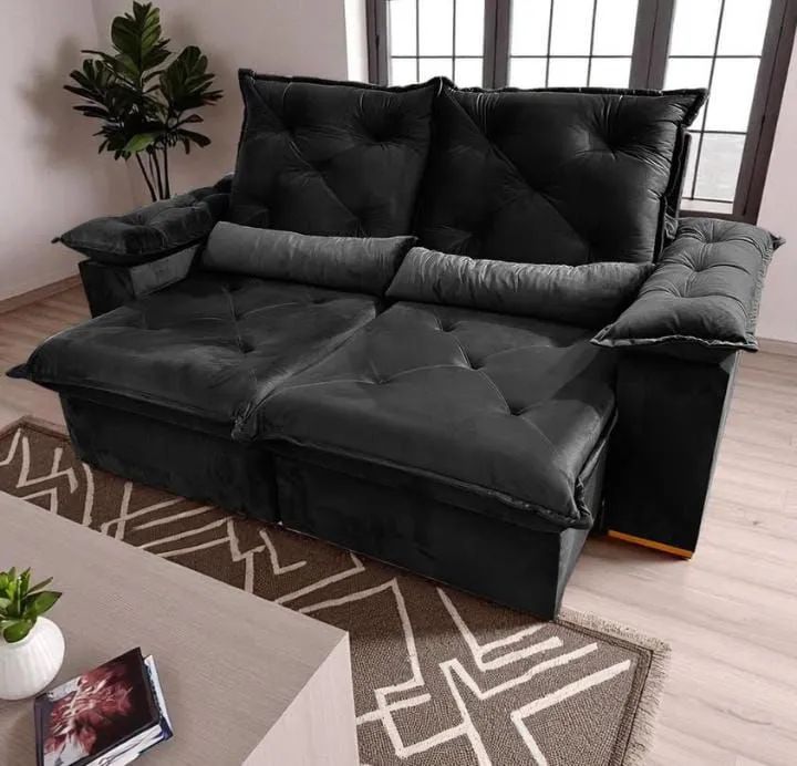 Luxuoso sofá retrátil e Reclinável em promoção  - Foto 3