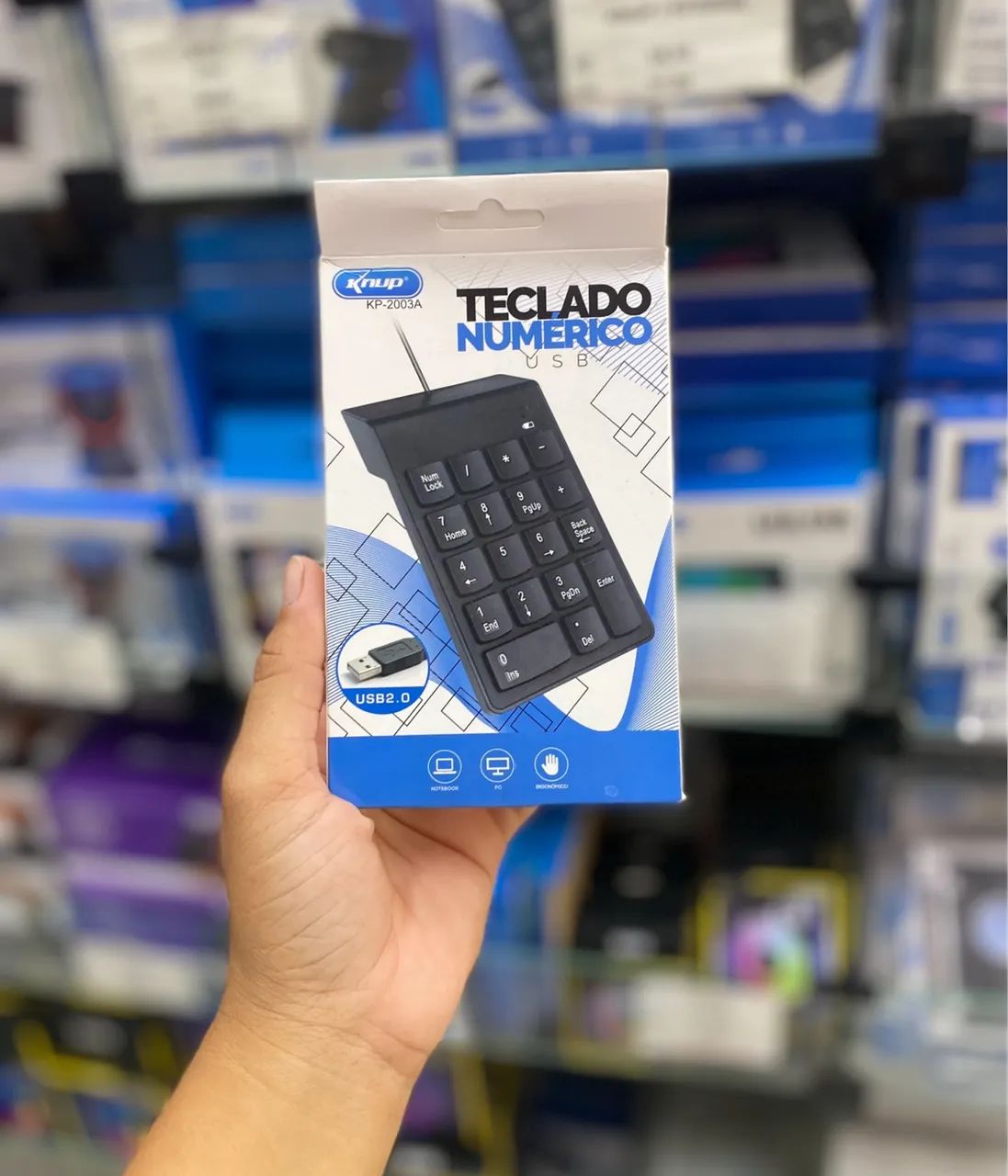 Teclado numérico USB - ENTREGA A DOMICÍLIO 