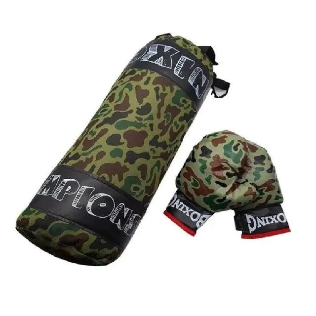 Luva Com Saco De Pancada Boxing Camuflado - Foto 2