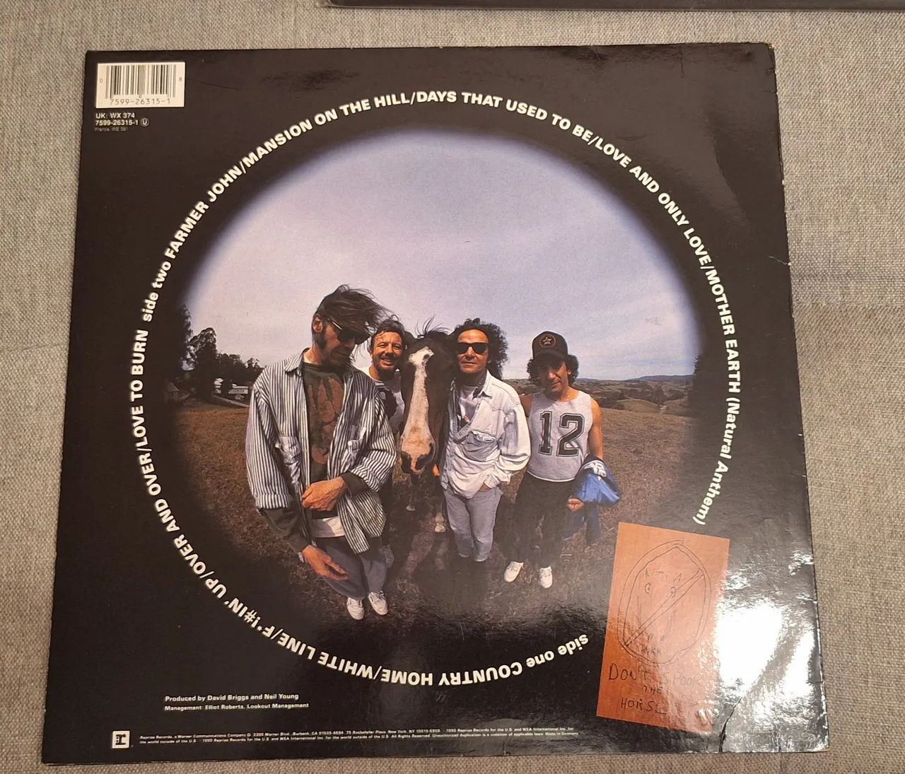 LP importado NEIL YOUNG  RAGGED GLORY - Foto 2