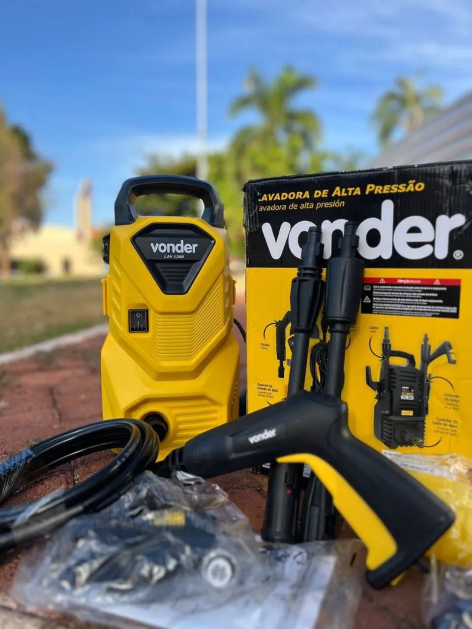 Kit  Lavadora vonde +Mangueira 20m Reforçada Trançada novos na caixas com Garantia! - Foto 5