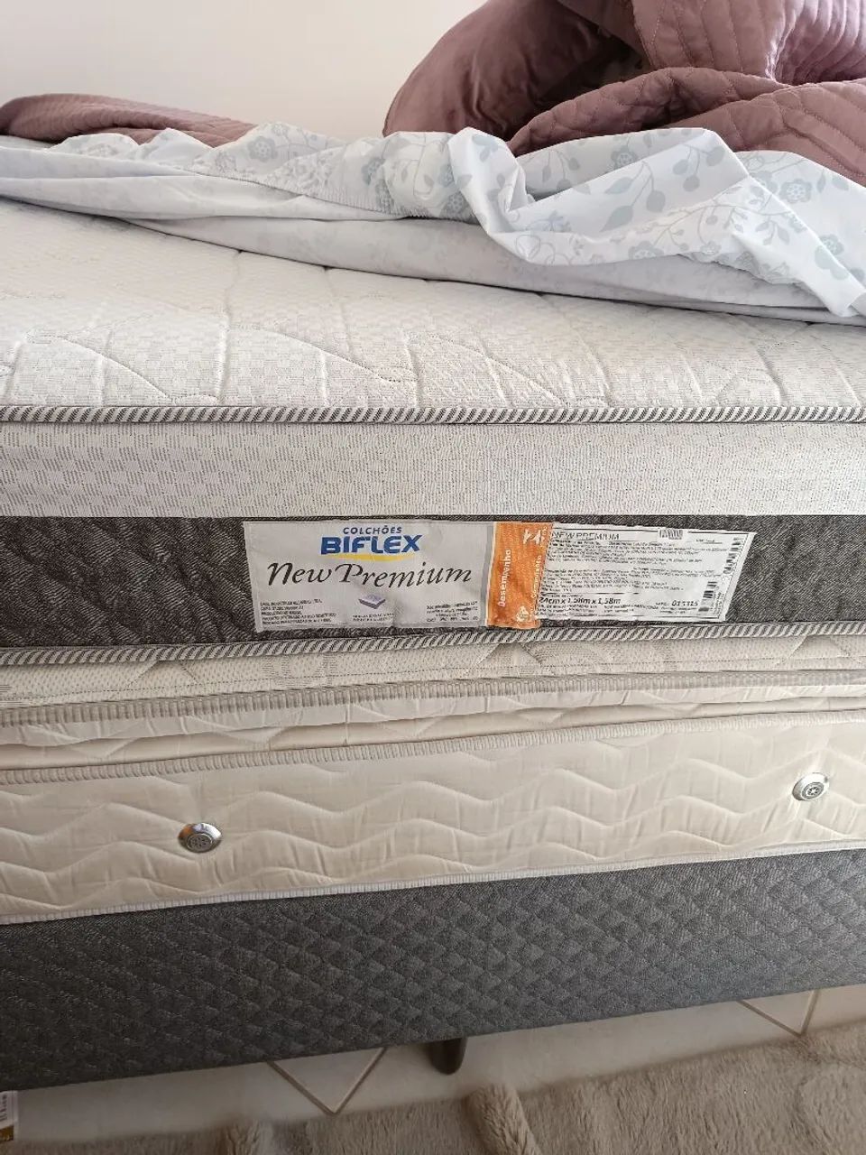 2 colchões+ Base+cabeceira  - Foto 5