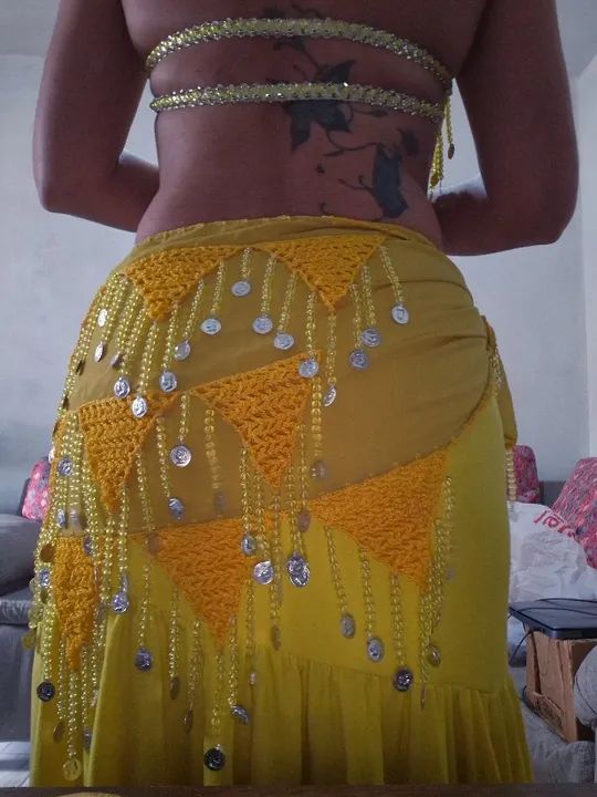 ROUPA DANÇA DO VENTRE POUCO USADA - Foto 3