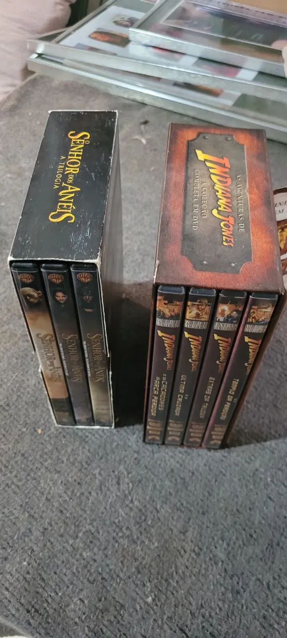 Lote de DVDs - Indiana Jones e Senhoor dos Anéis - Foto 3