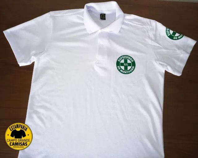 Unifomes camisa polo segurança ndo trabalho ou a area que desejar. Estamparia Campo Grande - Foto 4