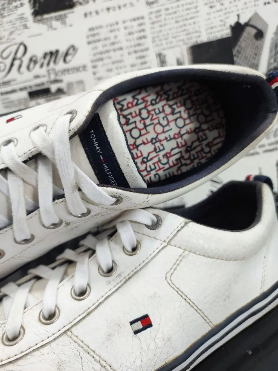 Tênis Tommy Hilfiger Tam 42 Cód 4309 Usado/Original  - Foto 5