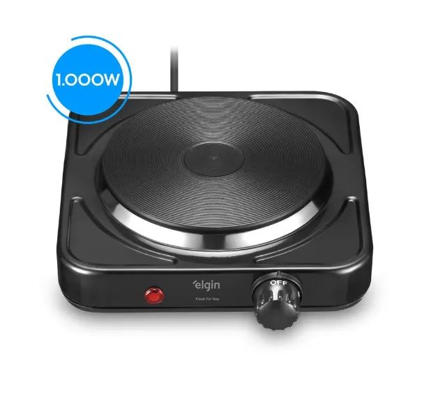 Fogão elétrico Elgin1 boca 1000W 42FOG010  - Foto 5