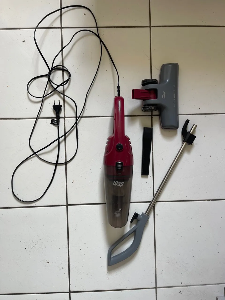 Aspirador de Pó Vertical 3 em 1 1350W WAP High Speed Plus