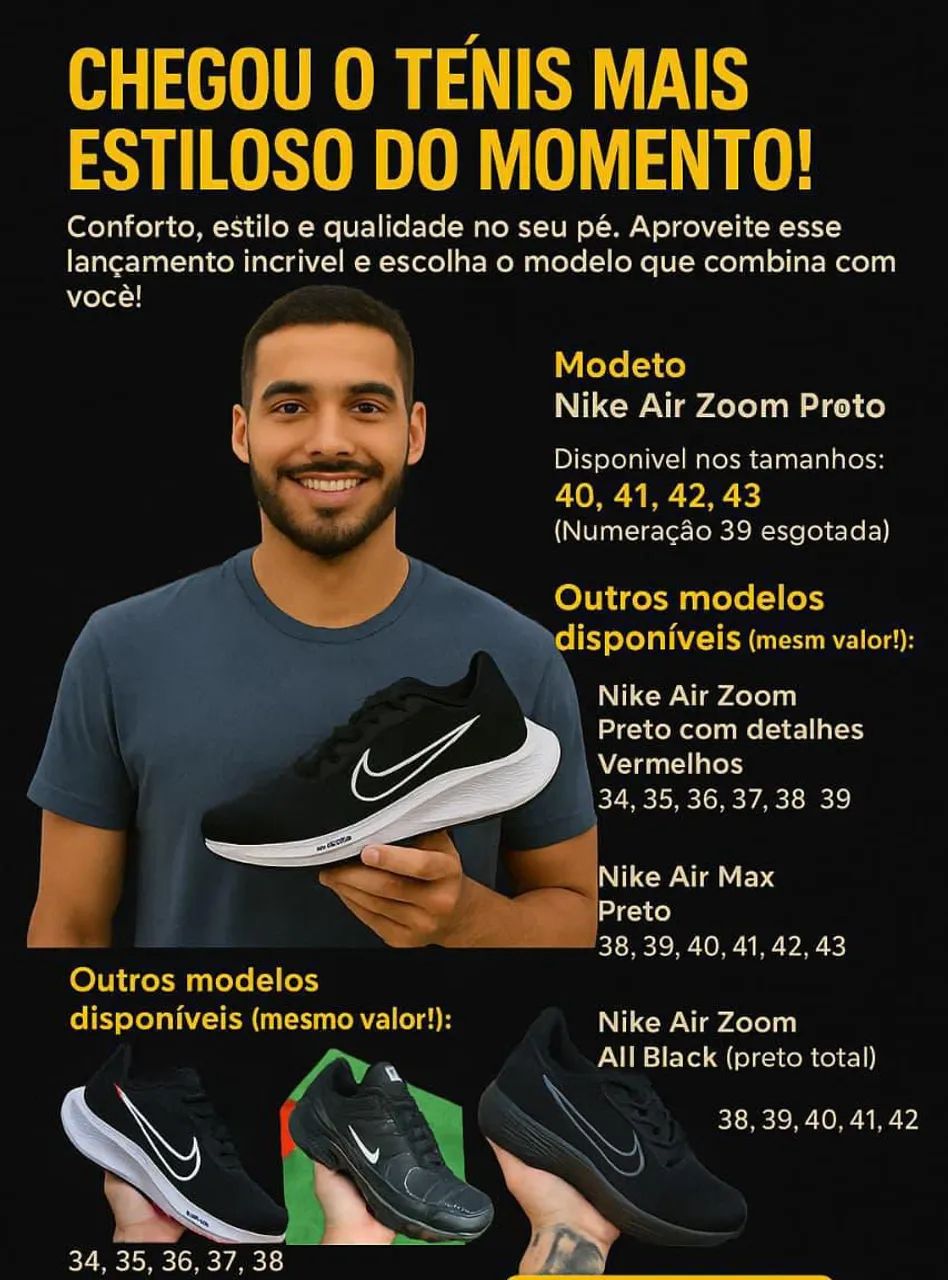 Tênis Nike Air Zoom Proto - Novo