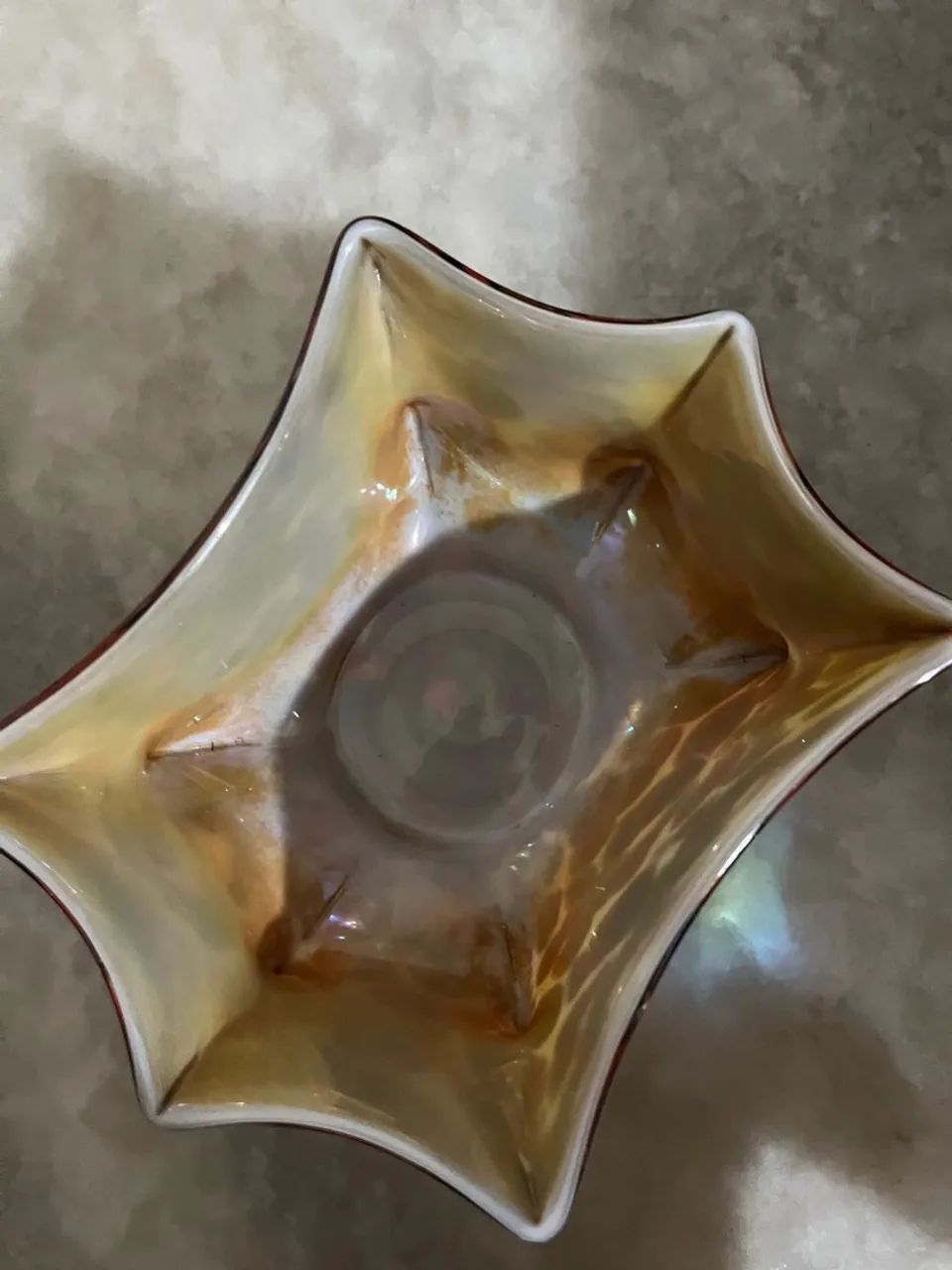 Vaso de vidro vintage